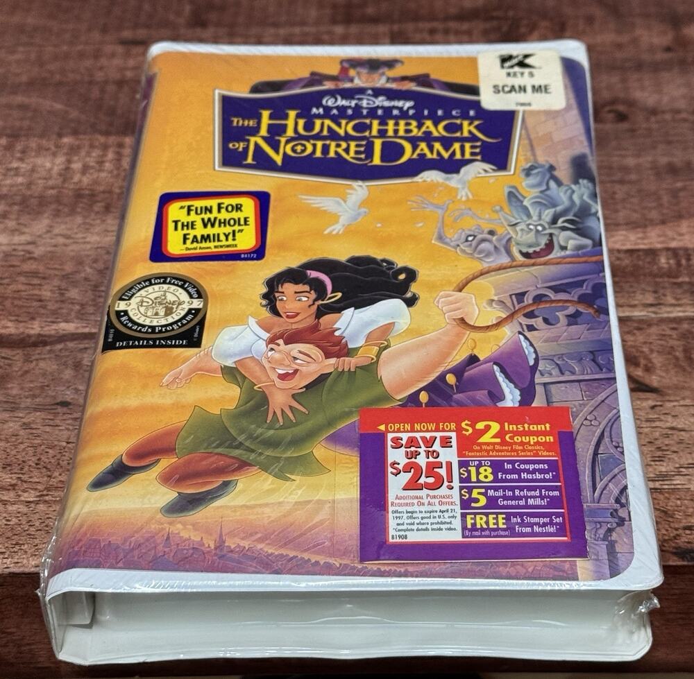 Walt Disney The Hunchback of Notre Dame (VHS, 1997) New & Sealed